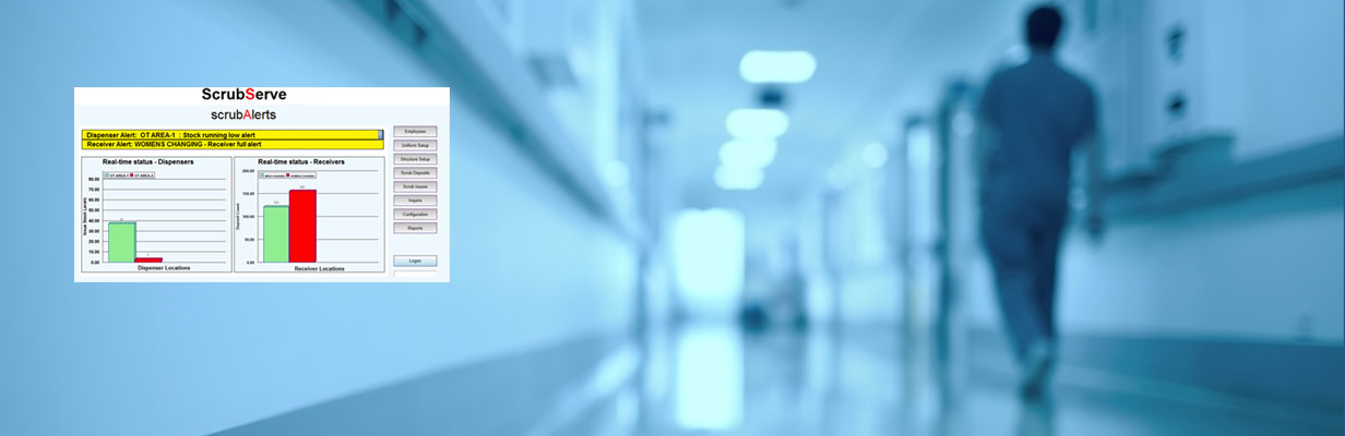 ScrubServe scales to the capacity you require, a Master Dispenser has the capacity of 88 compartments