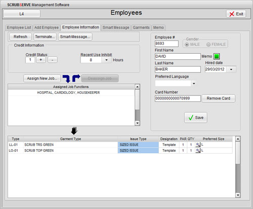 ScrubServe is designed for ease of use. The system is easily managed using our "ScrubServe Management Software" which is provided free of charge. 
